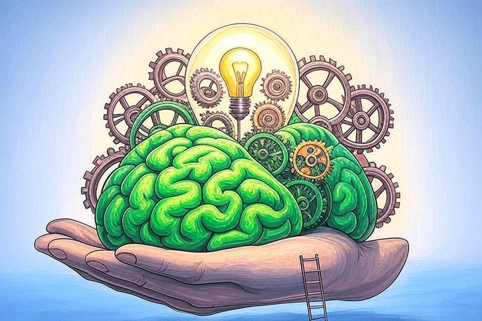 cru subscriptions brain with cog image