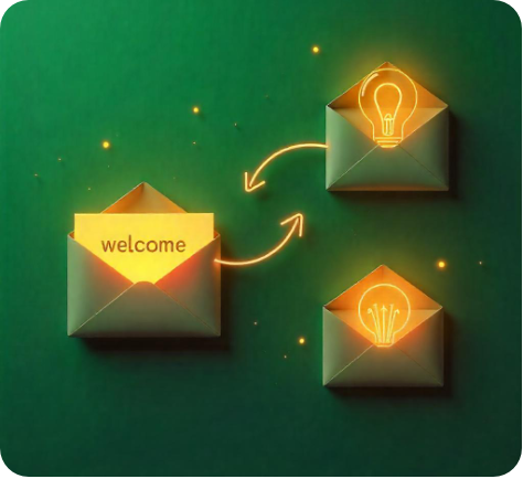 email flows