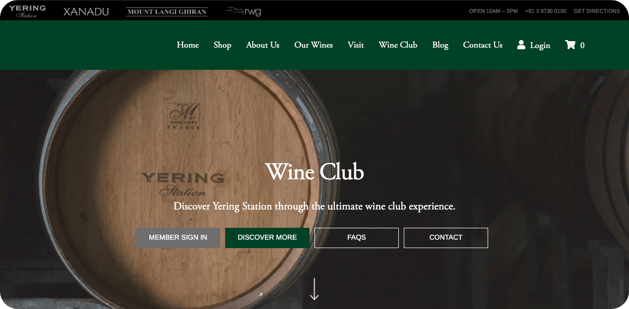 Yering Station Wine Club CRU Subscription Agency-min